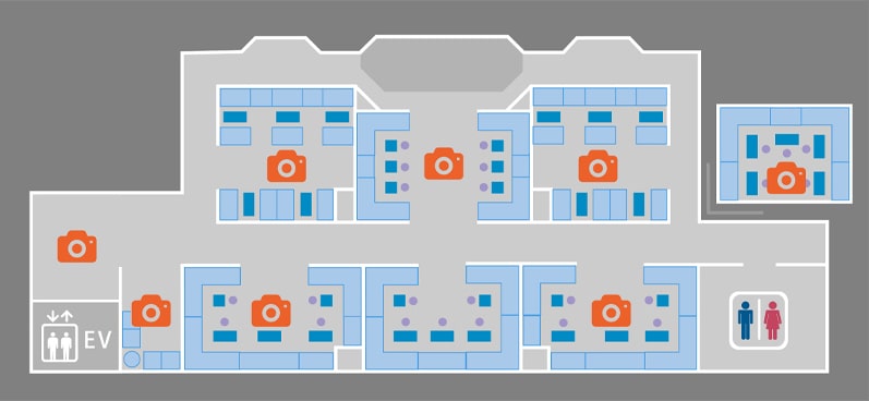 フロアマップの画像