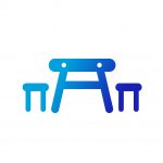 ホストクラブのテーブルセットの画像