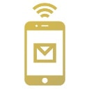 携帯からメールが送信された画像