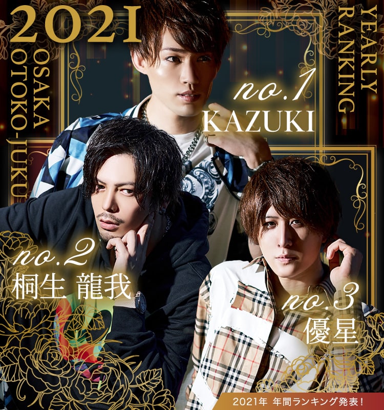 2021年大阪男塾 年間トップスリーランキングバナーSP版
