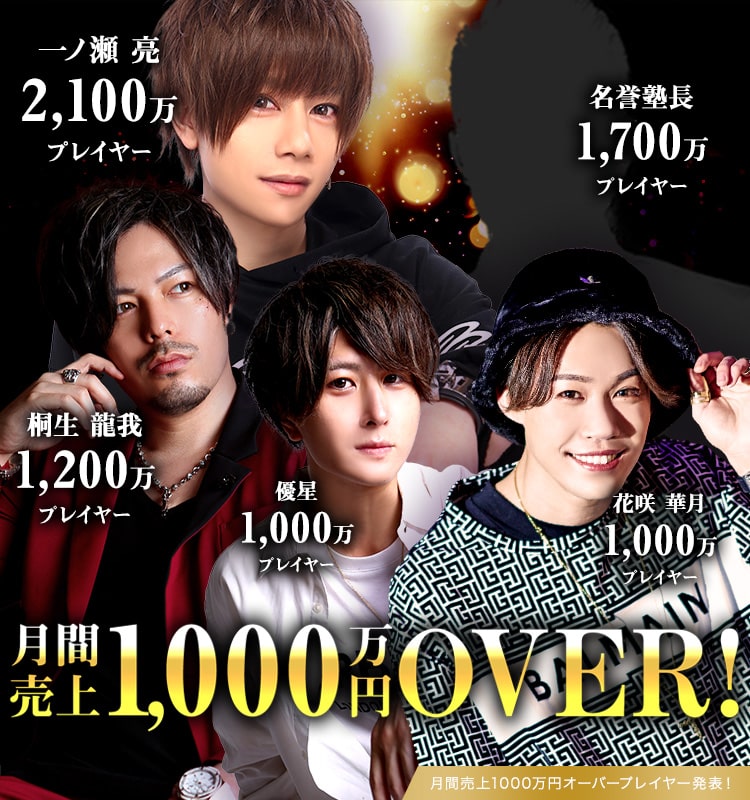 大阪ミナミのホストクラブ大阪男塾 1,000万円プレイヤー画像SP版