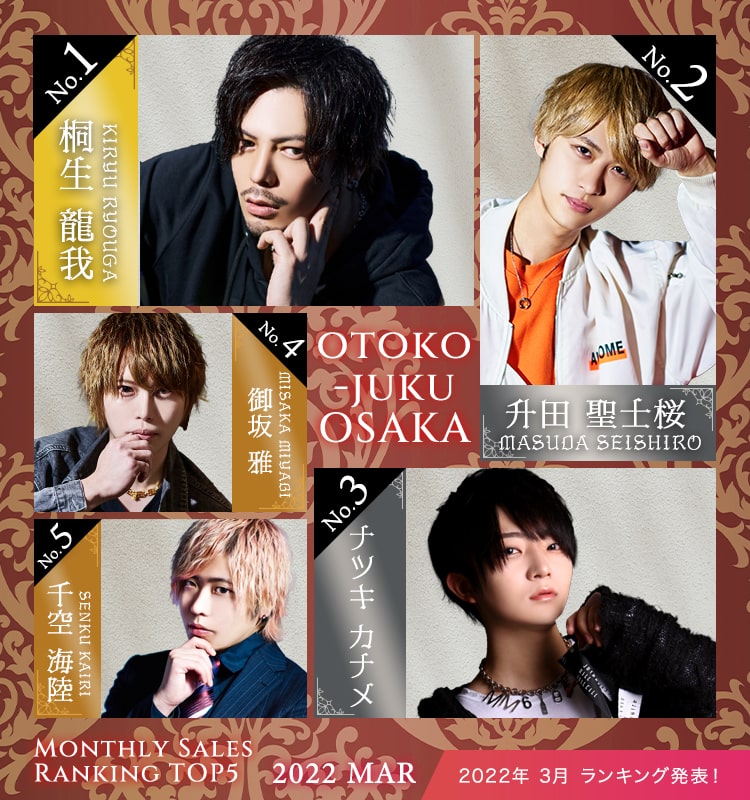 大阪男塾2022年3月 ランキングバナーSP版